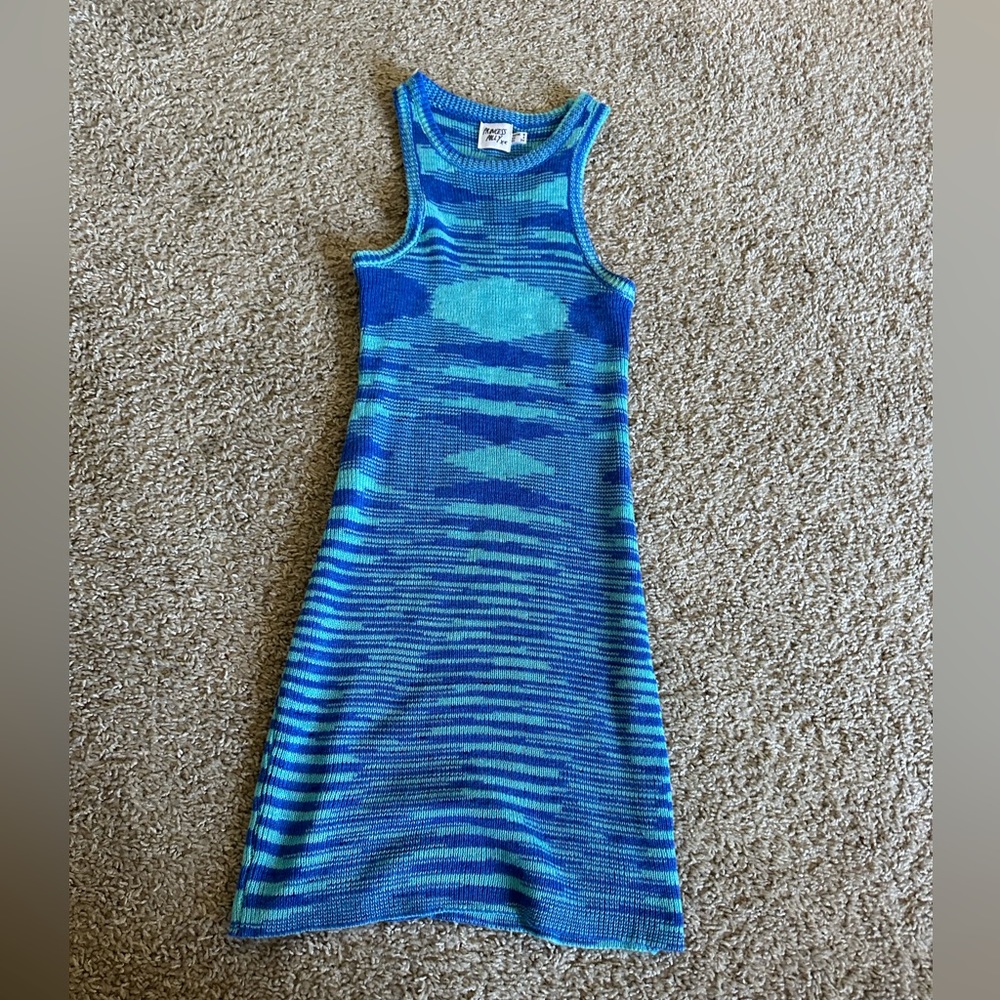 Princess Polly blue bodycon mini dress size 4!